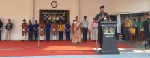 Nominee Chairman  VMC of the Vidyalaya Lt Col Abhijeet Yadav  presided the morning assembly.